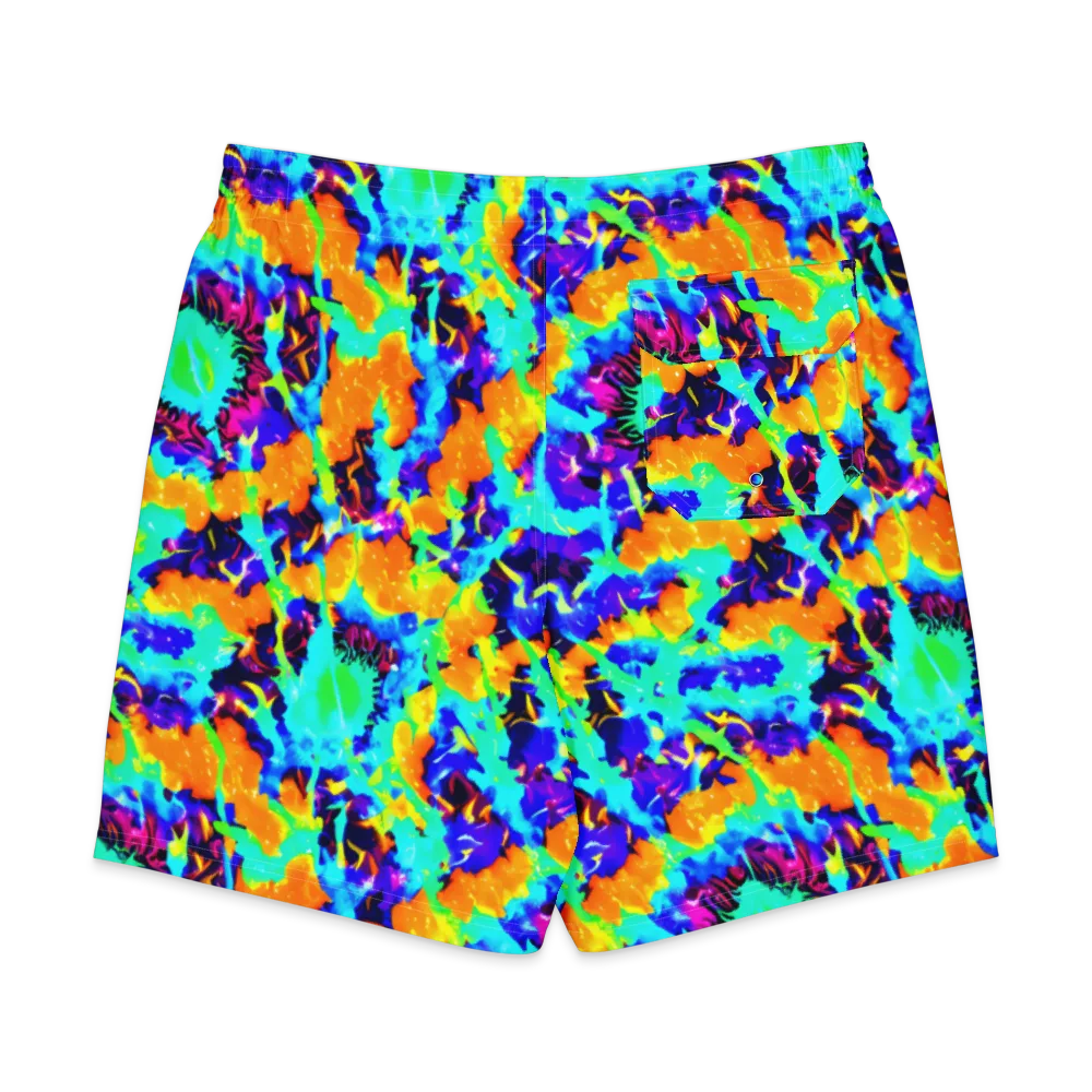 Vivid Reverie on Men's Board Shorts — Back