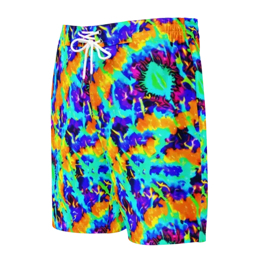 Vivid Reverie on a Men's Board Shorts