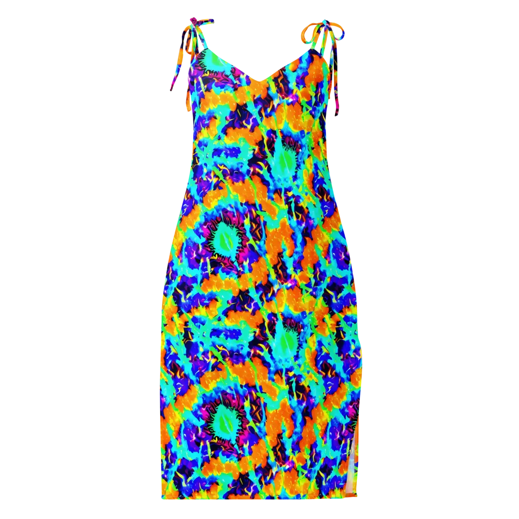 Vivid Reverie on Slip Dress — Front