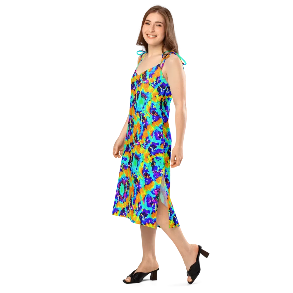 Vivid Reverie on Slip Dress — Left Front