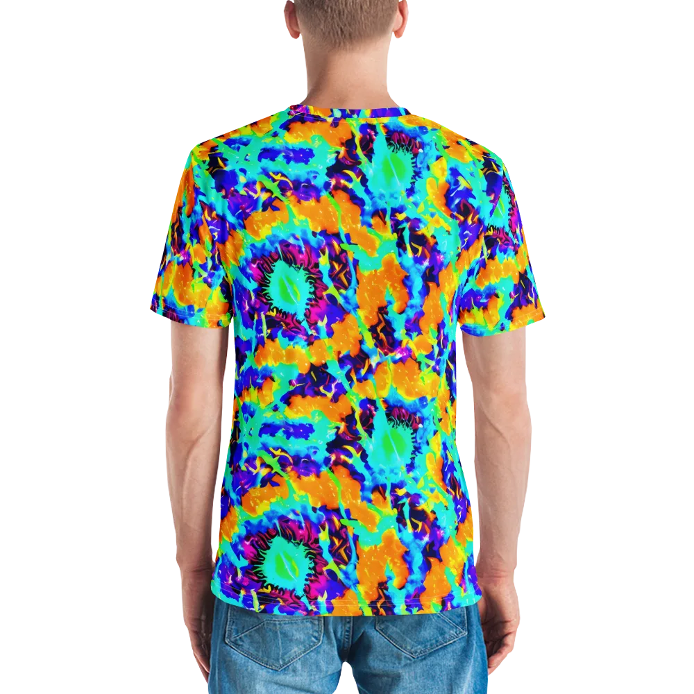 Vivid Reverie on Men's Crew Neck T-Shirt — Back