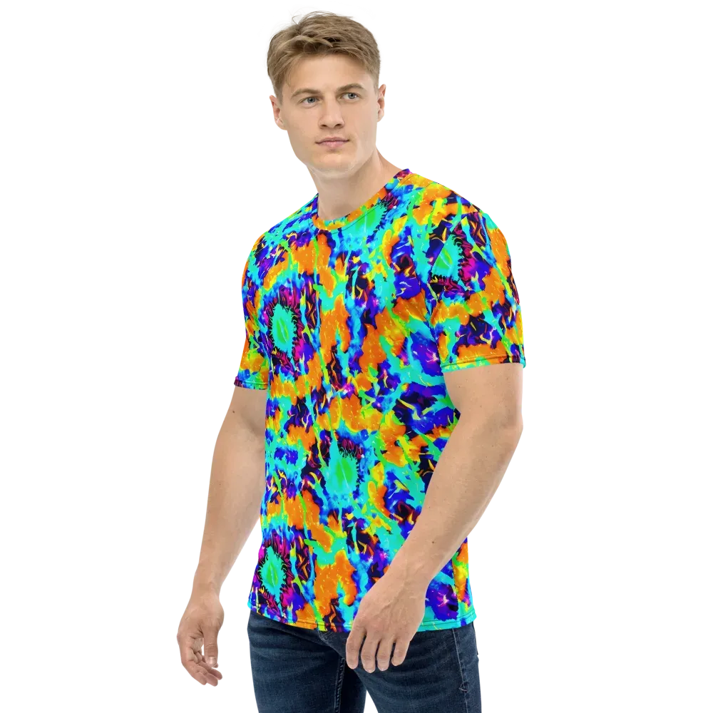 Vivid Reverie on Men's Crew Neck T-Shirt — Left