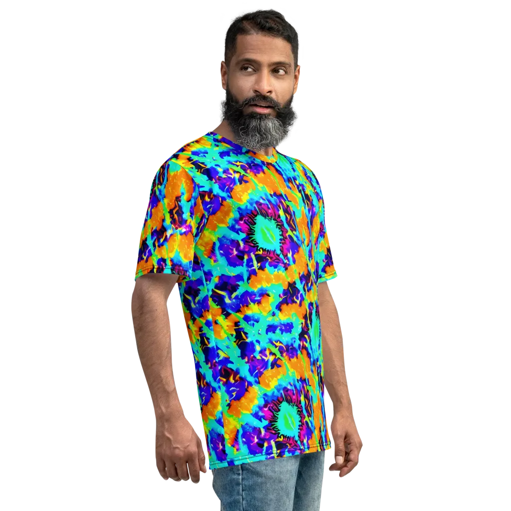 Vivid Reverie on Men's Crew Neck T-Shirt — Right