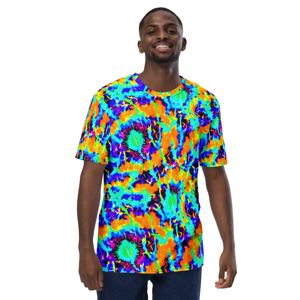 Vivid Reverie on Men's Crew Neck T-Shirt — Front