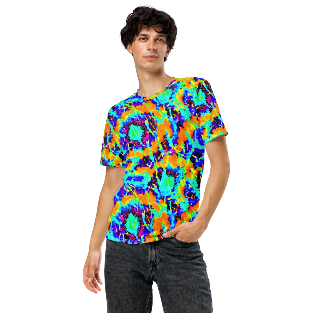 Vivid Reverie on Men's Crew Neck T-Shirt — Front