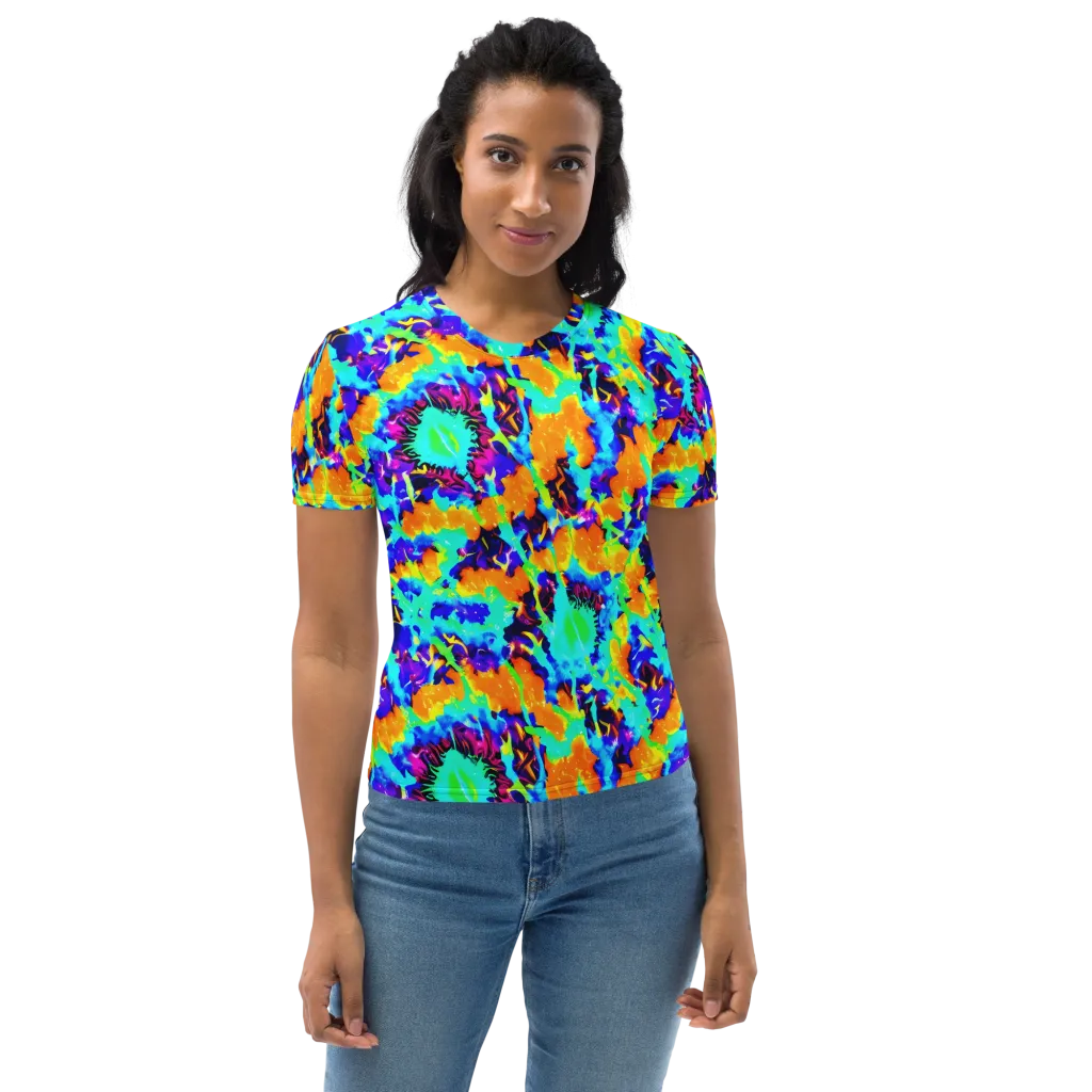 Vivid Reverie on Women's Crew Neck T-Shirt — Front