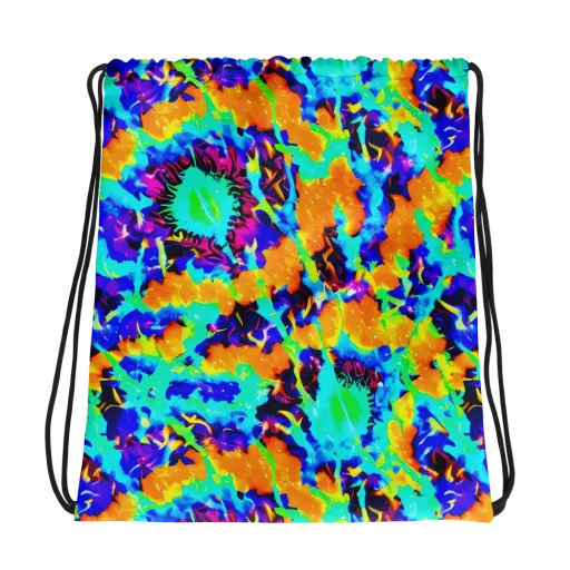 Vivid Reverie on a Drawstring Bag