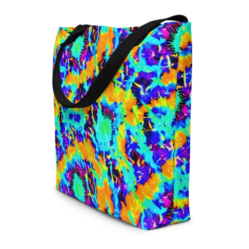 Vivid Reverie on a Large Tote Bag W/ Pocket