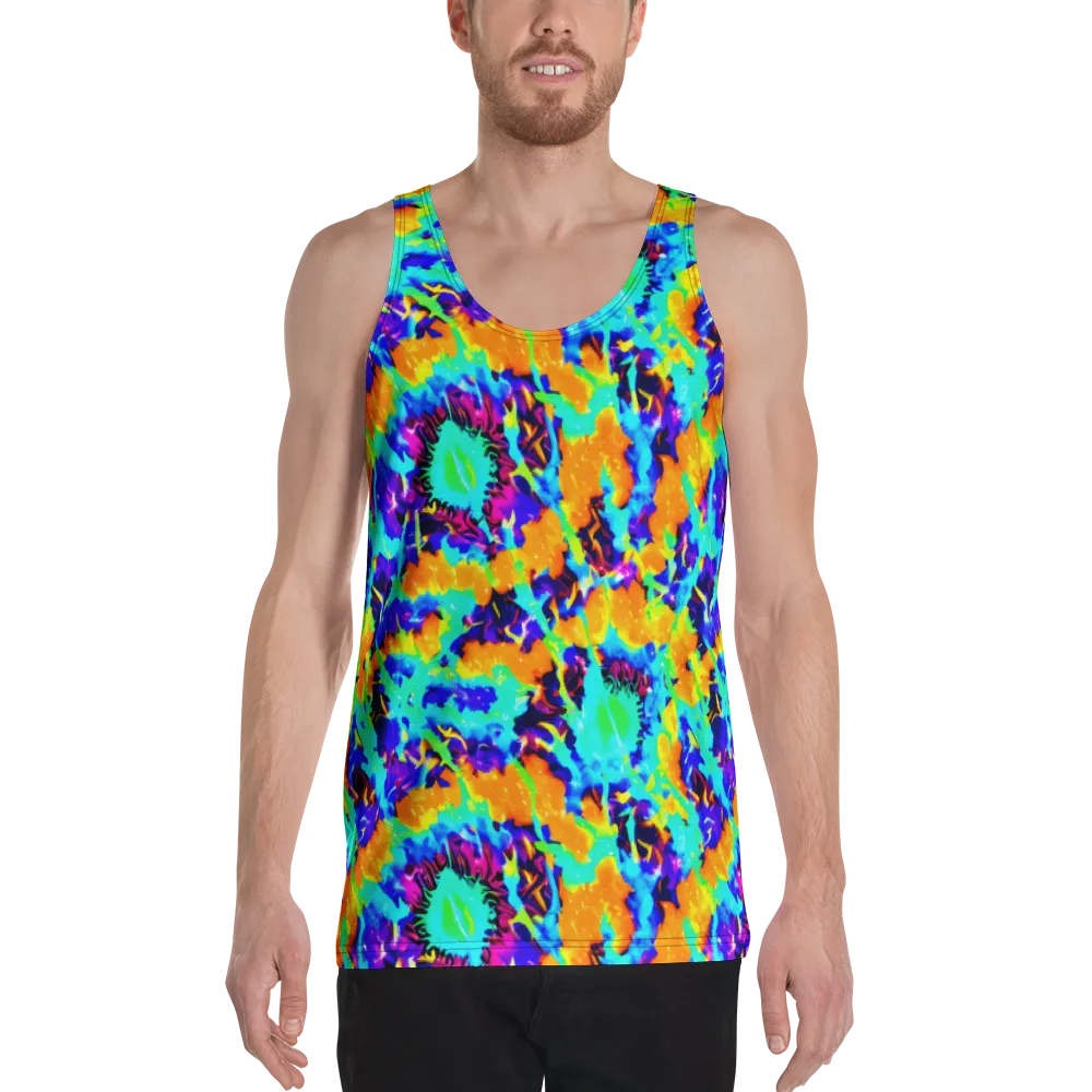 Vivid Reverie on Men's Tank Top — Front