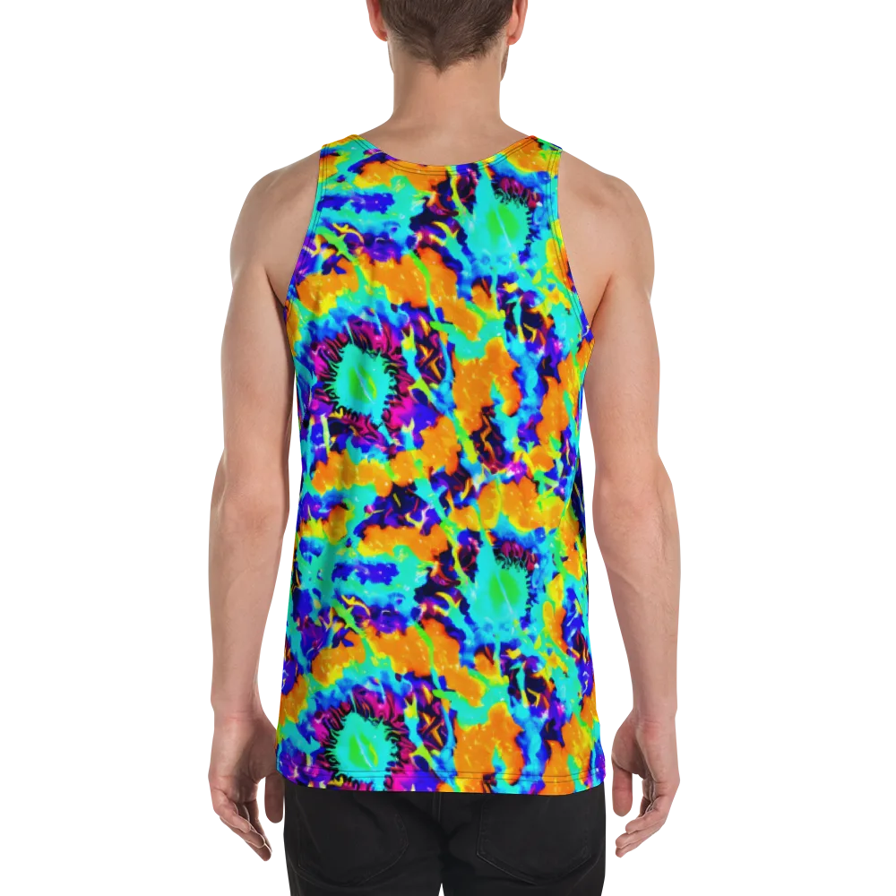Vivid Reverie on Men's Tank Top — Back
