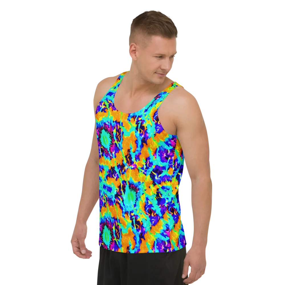 Vivid Reverie on Men's Tank Top — Left Front