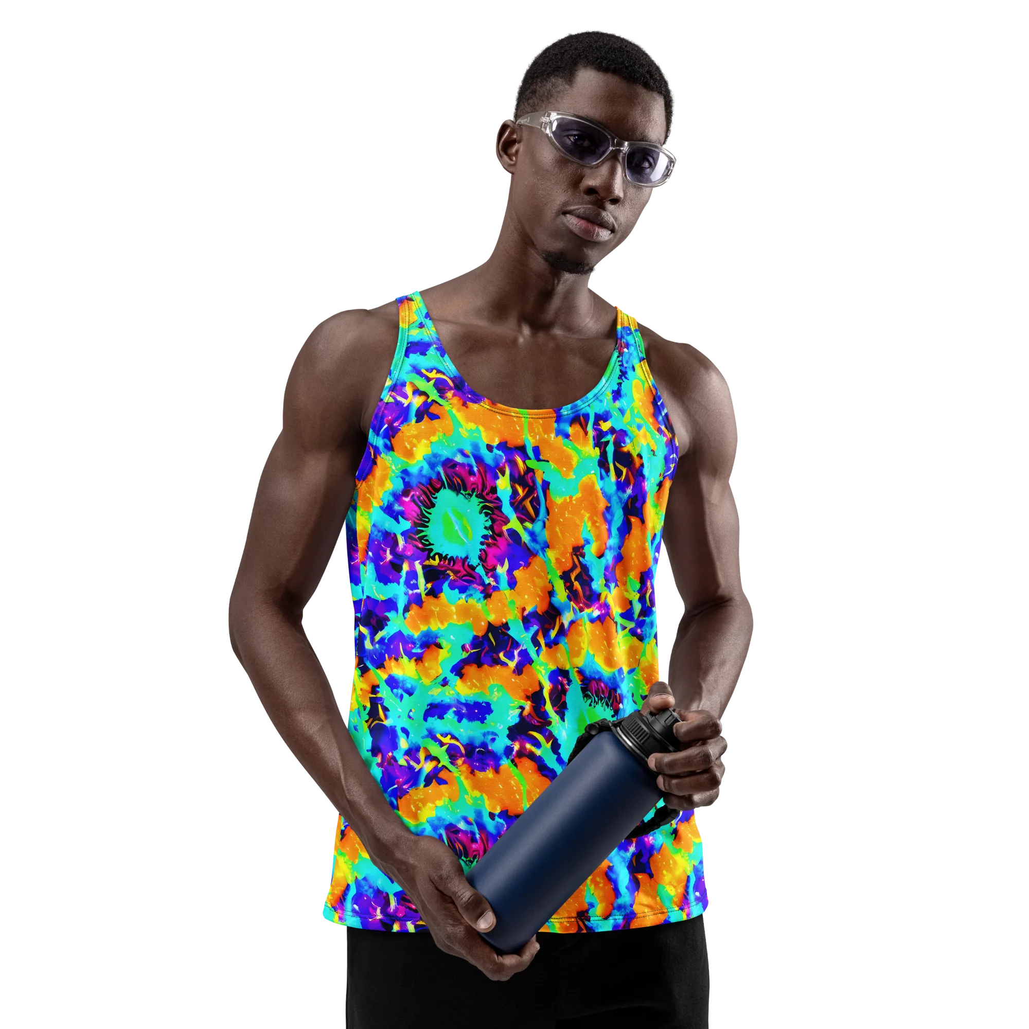 Vivid Reverie on Men's Tank Top — Front