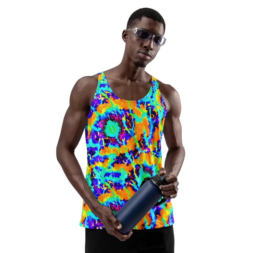 Vivid Reverie on Men's Tank Top — Front