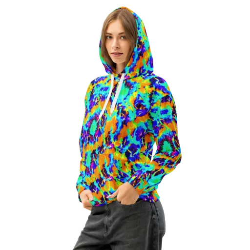 Vivid Reverie on a Cotton Hoodie