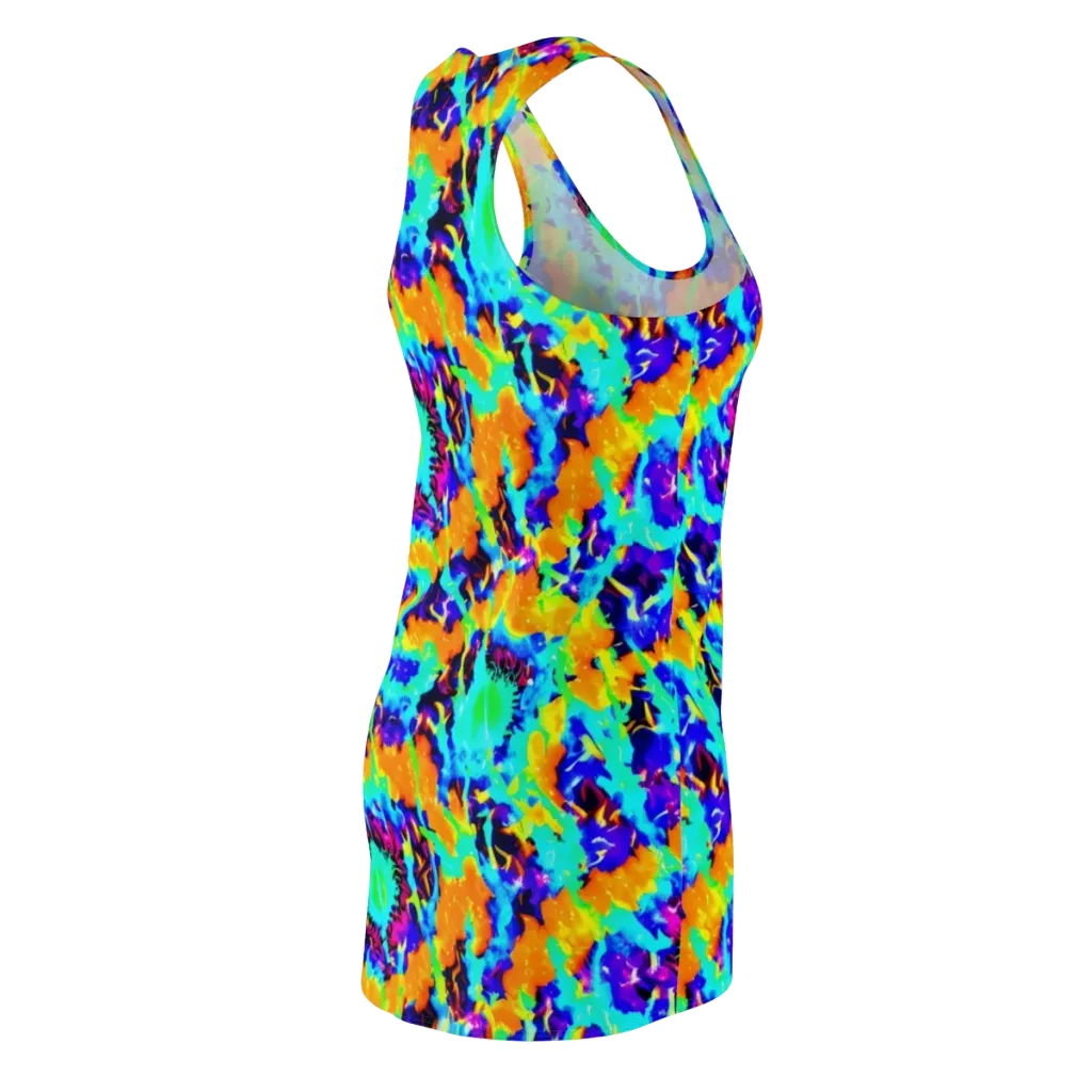 Vivid Reverie on Racerback Dress — Back Side