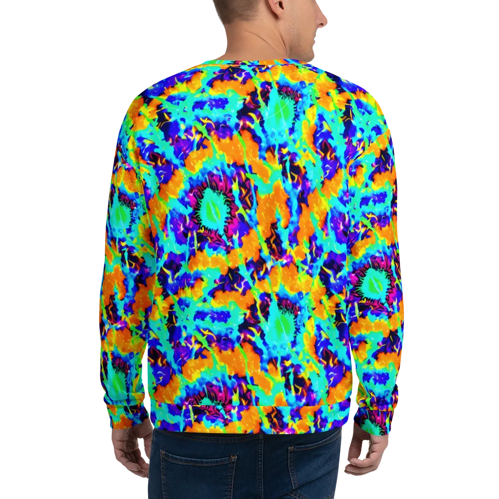 Vivid Reverie on Sweatshirt — Back