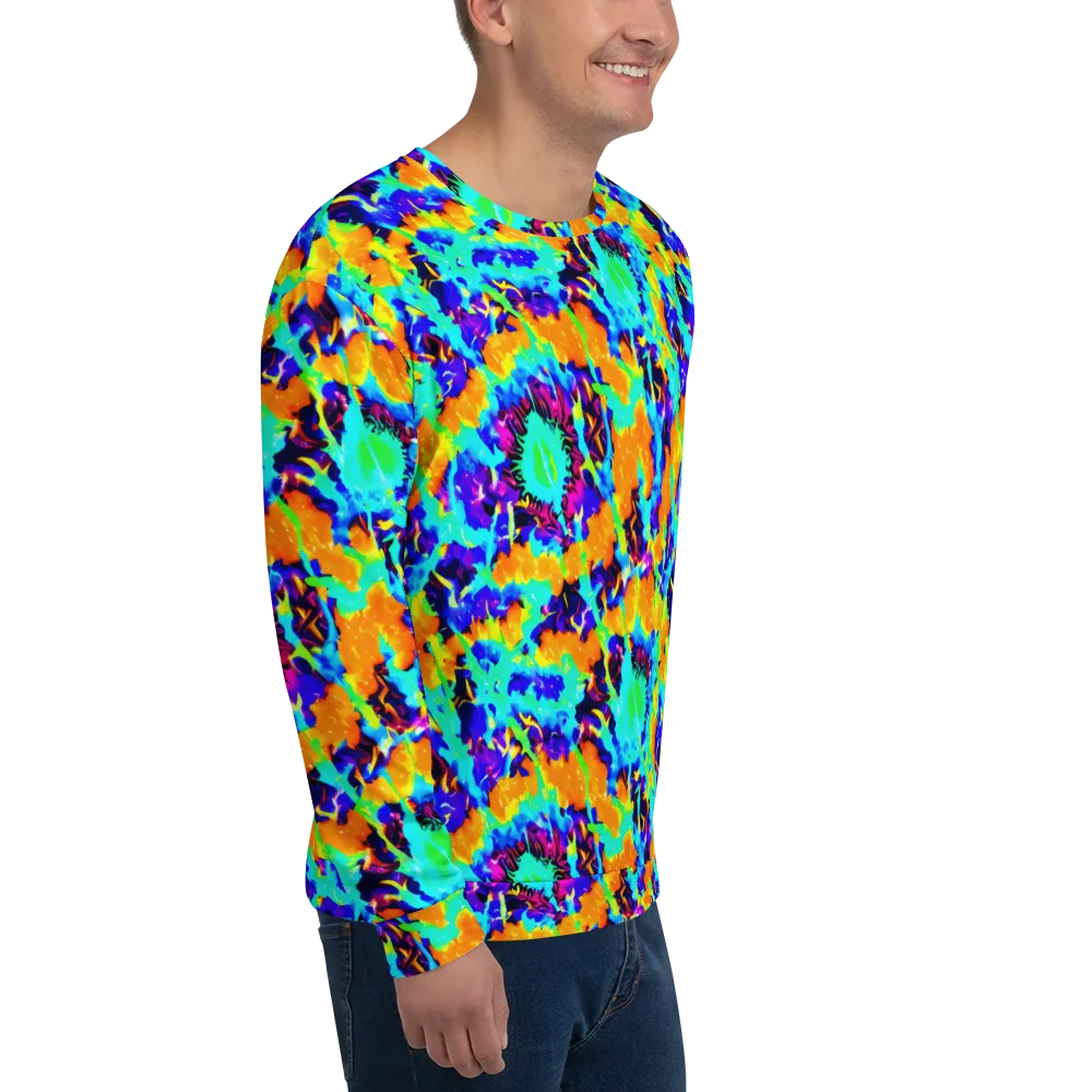 Vivid Reverie on Sweatshirt — Right Front