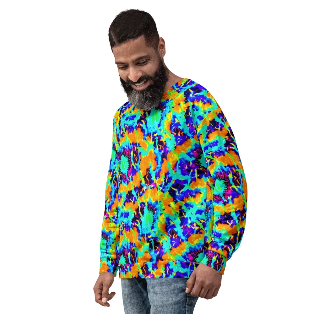 Vivid Reverie on Sweatshirt — Left Front