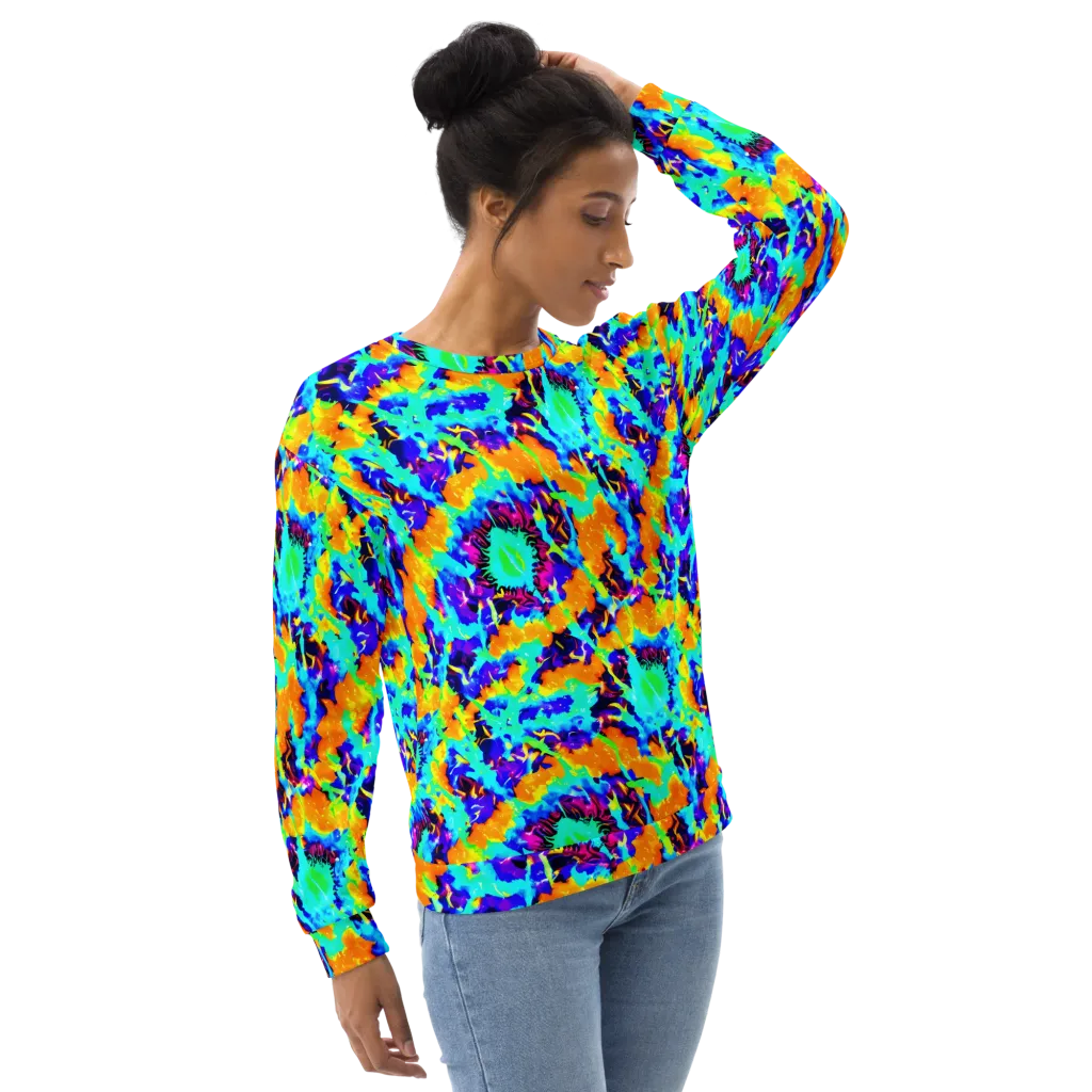 Vivid Reverie on Sweatshirt — Right Front