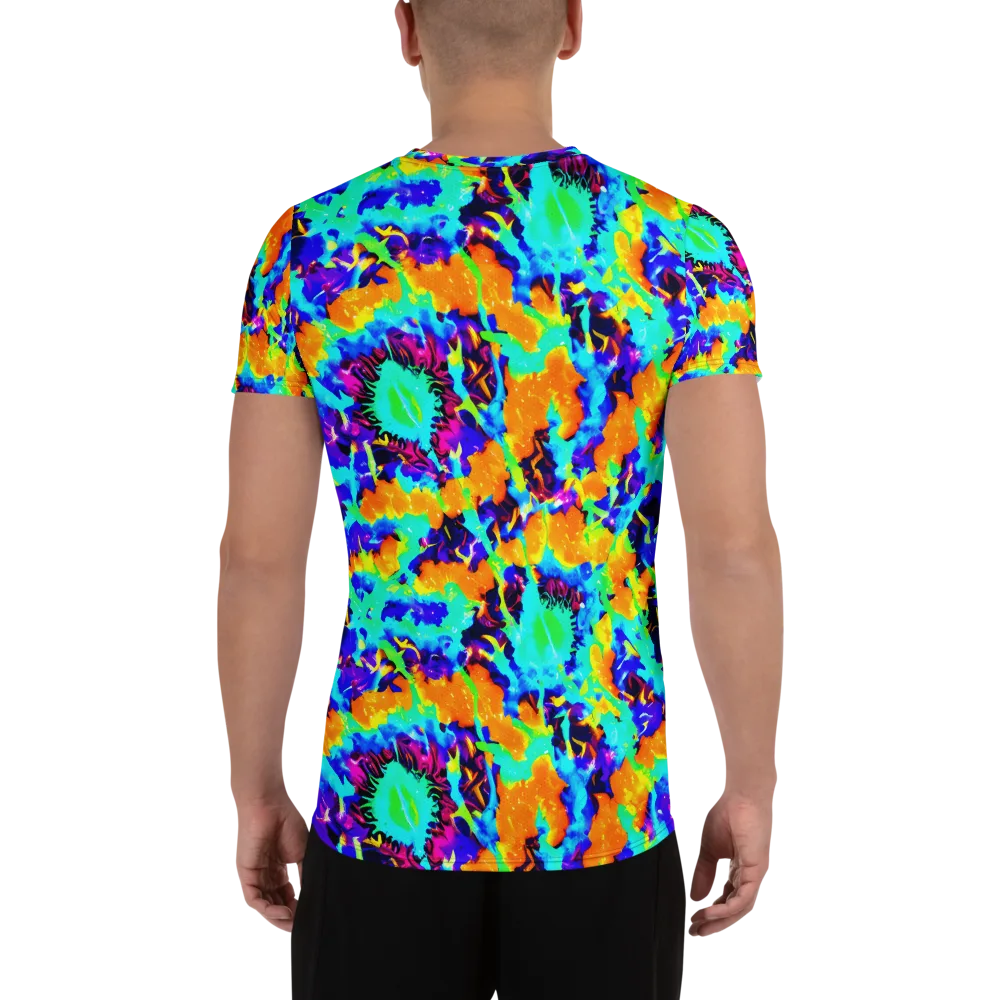 Vivid Reverie on Men's Athletic T-Shirt — Back
