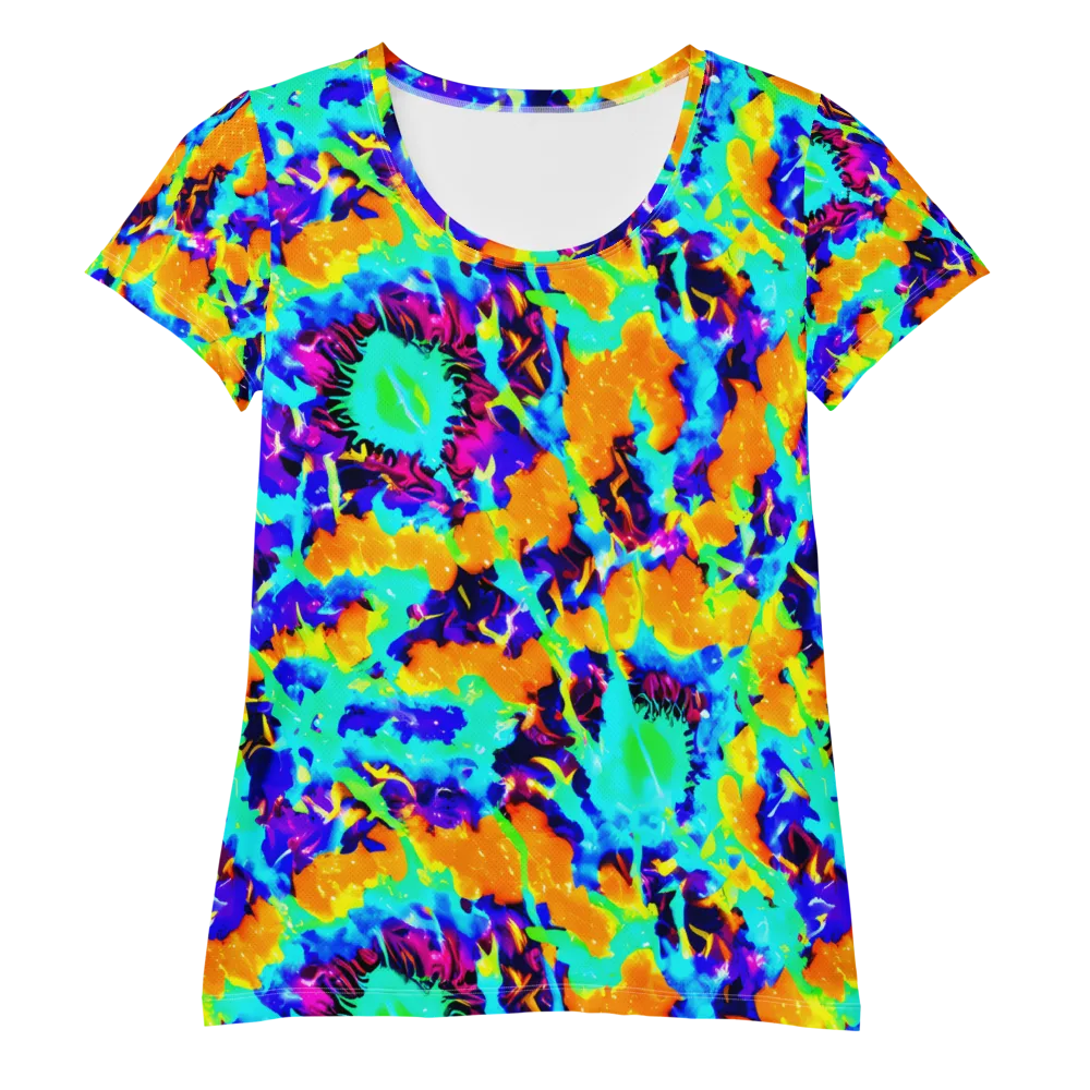 Vivid Reverie on Women's Athletic T-Shirt — Front