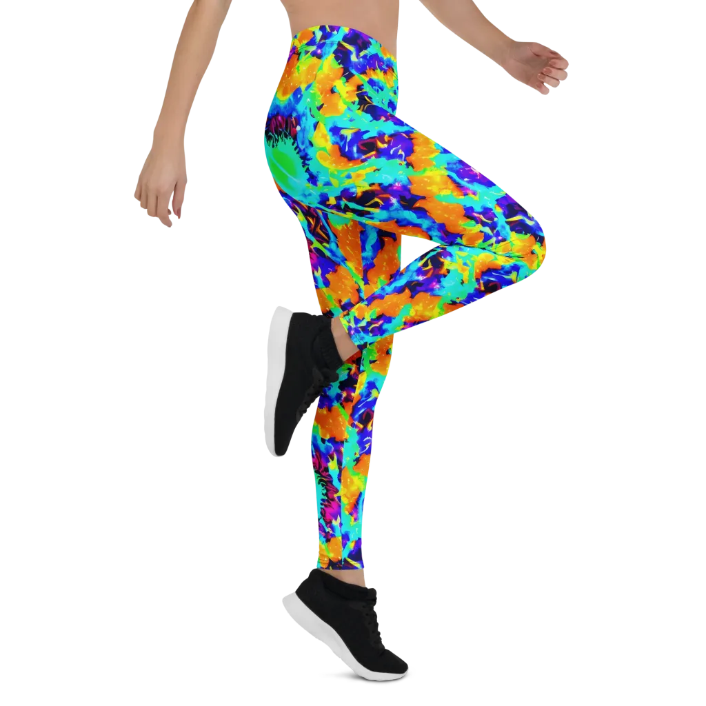 Vivid Reverie on Leggings — Right