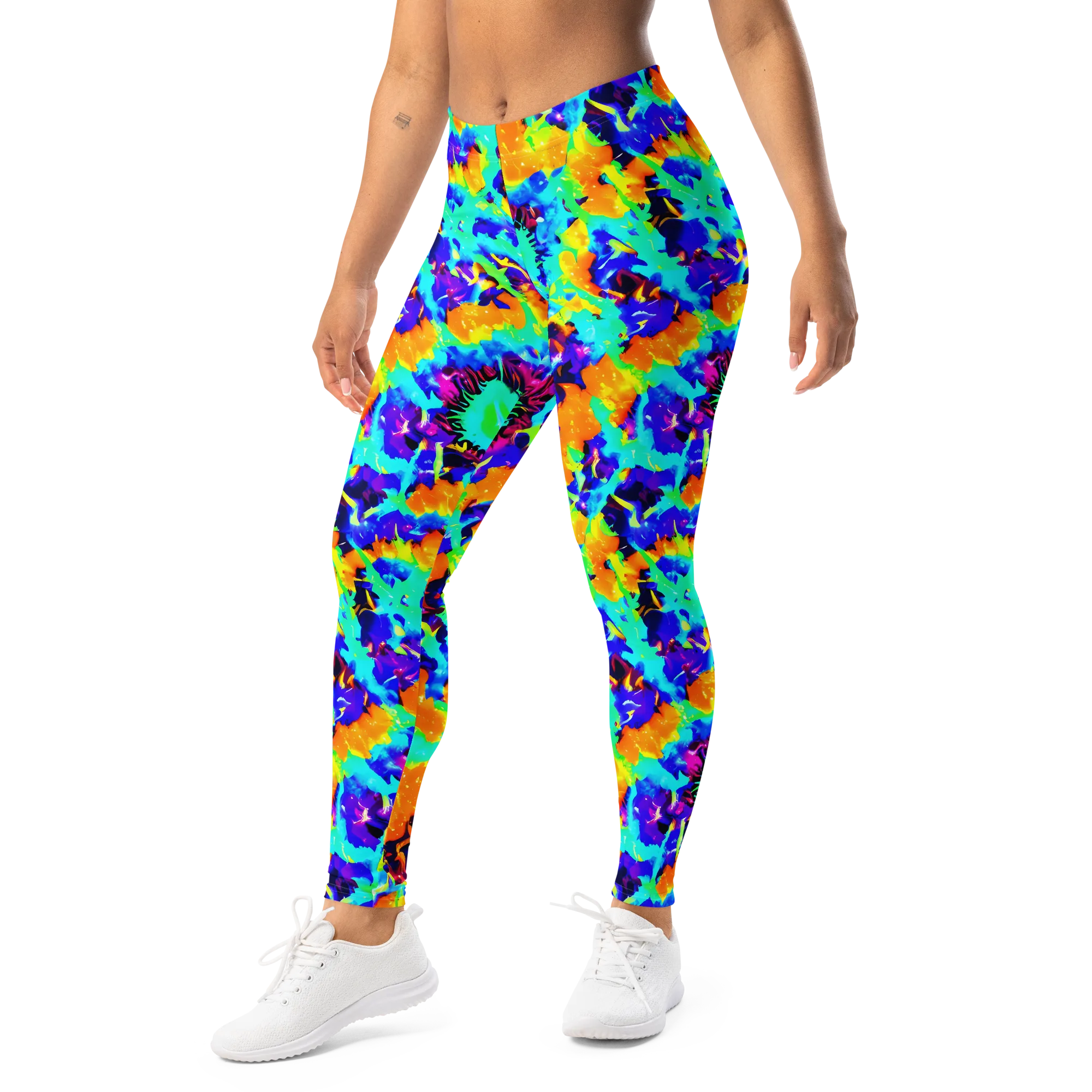 Vivid Reverie on Leggings — Left Front