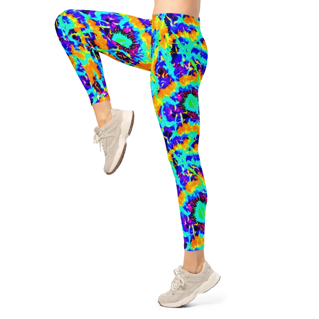 Vivid Reverie on Leggings — Left
