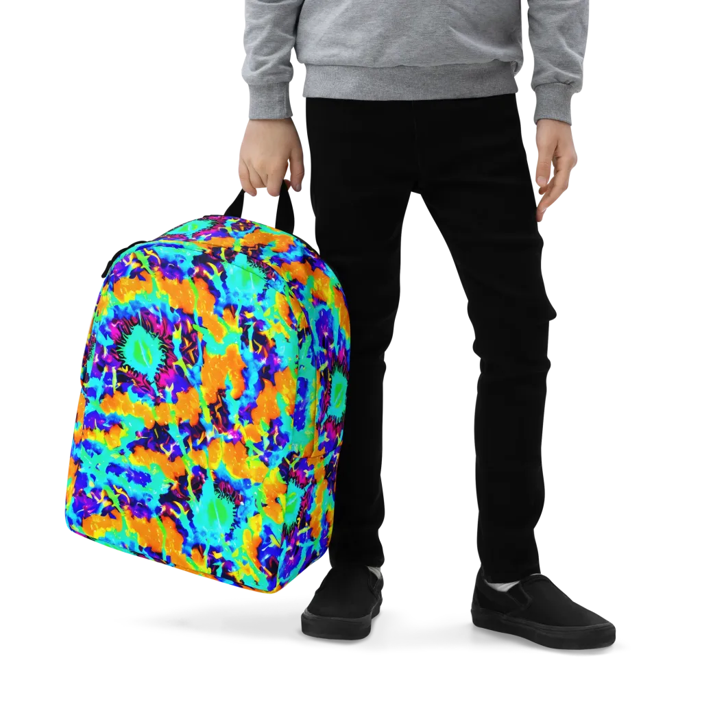 Vivid Reverie on Minimalist Backpack — Zoomed-in