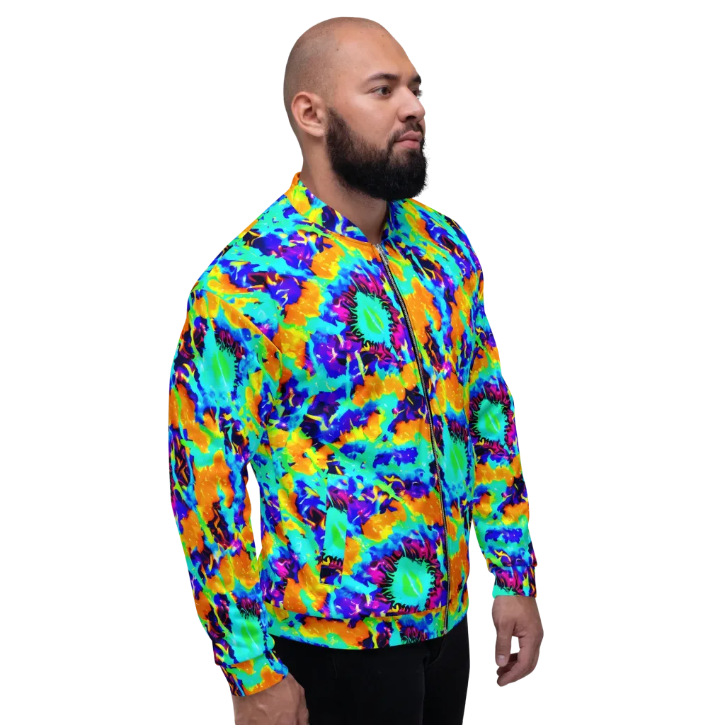 Vivid Reverie on Bomber Jacket — Right