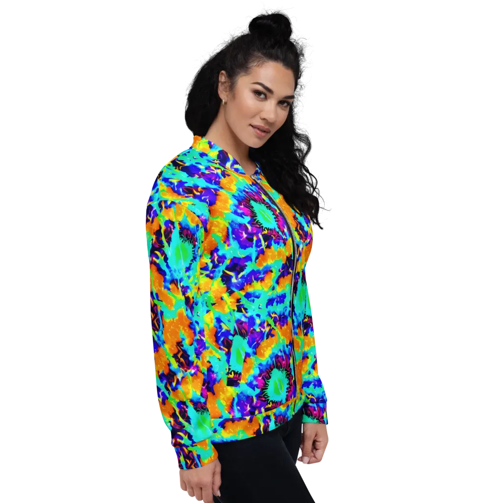 Vivid Reverie on Bomber Jacket — Right