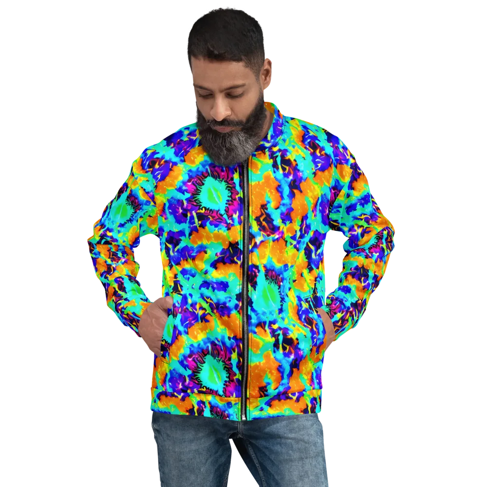 Vivid Reverie on Bomber Jacket — Front