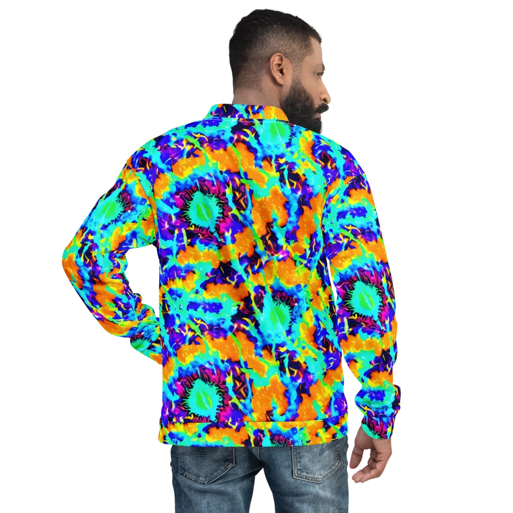 Vivid Reverie on Bomber Jacket — Back