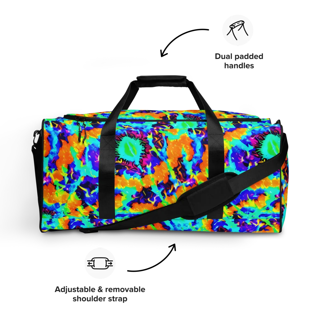 Vivid Reverie on Duffle Bag — Front