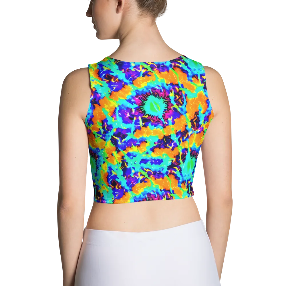 Vivid Reverie on Crop Top — Back