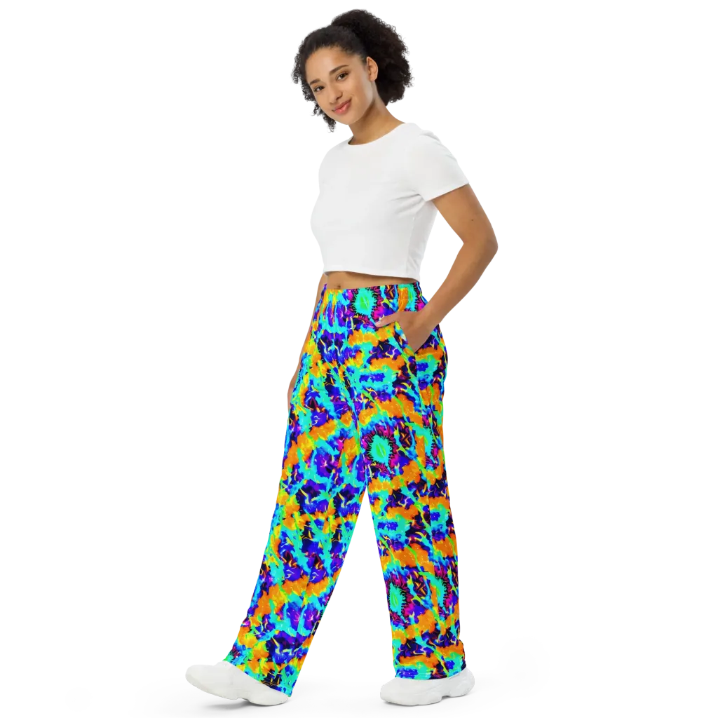 Vivid Reverie on Wide-Leg Pants — Left Front