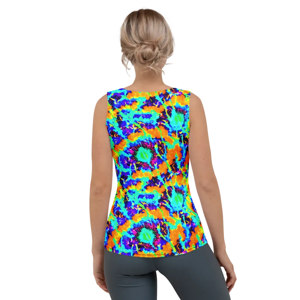 Vivid Reverie on Women's Tank Top — Back