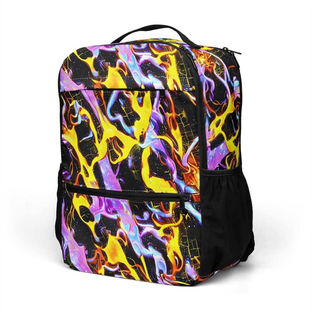 Neon Magma on Utility Backpack — Left Front