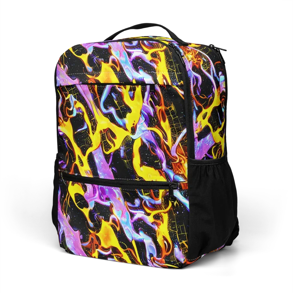 Neon Magma on Utility Backpack — Left Front