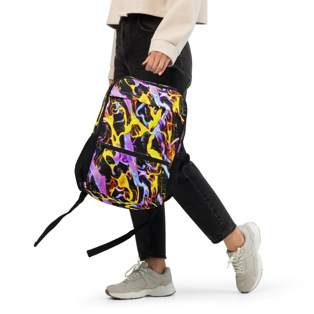 Neon Magma on Utility Backpack — Front