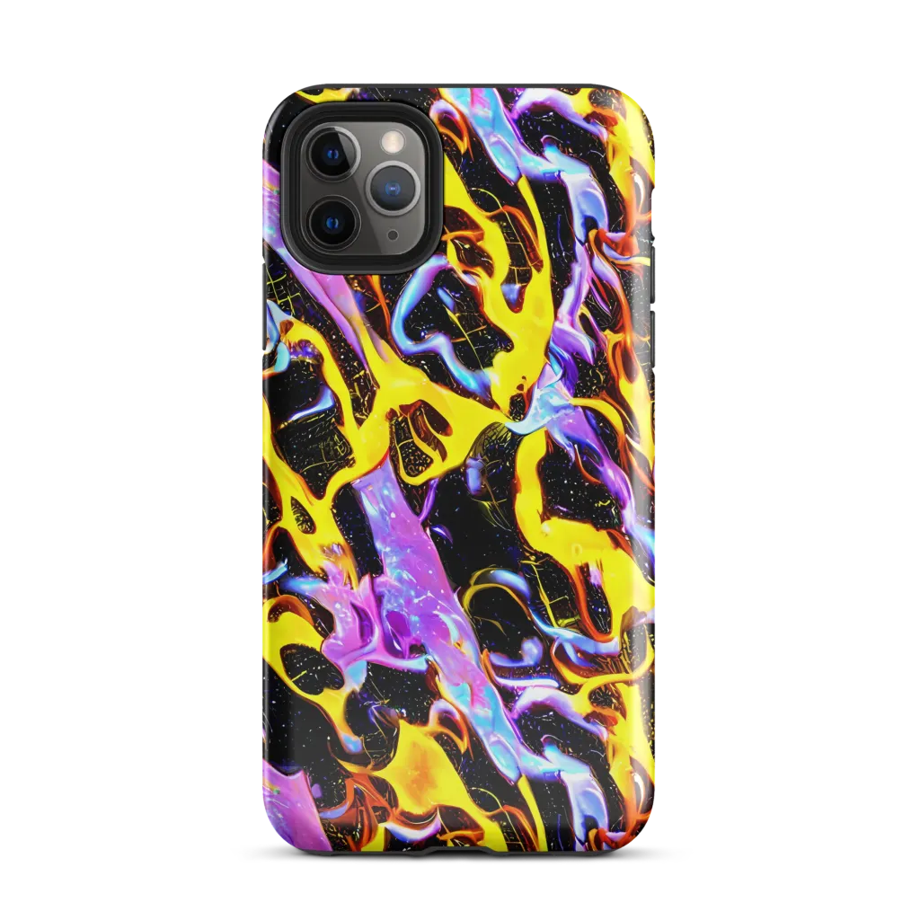 Neon Magma on Tough Case for iPhone® — Front