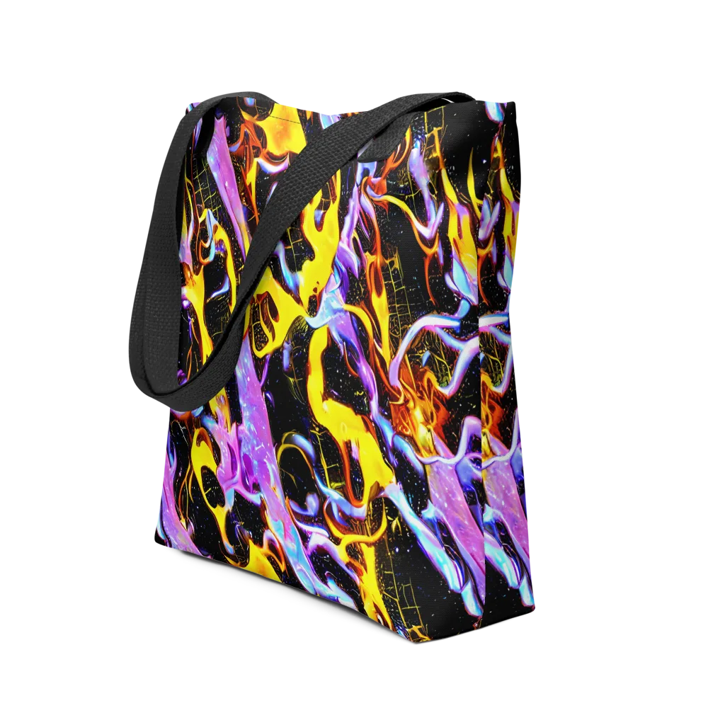 Neon Magma on Tote Bag — Front