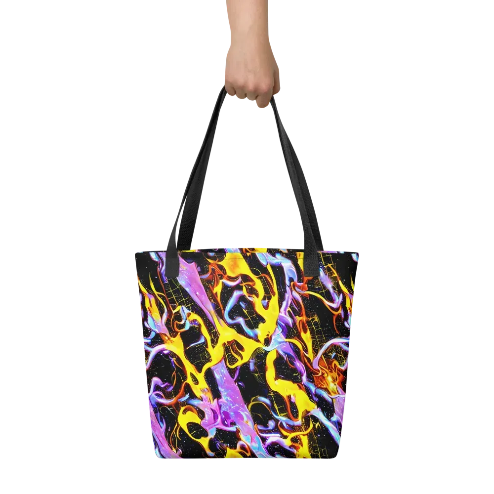Neon Magma on Tote Bag — Front