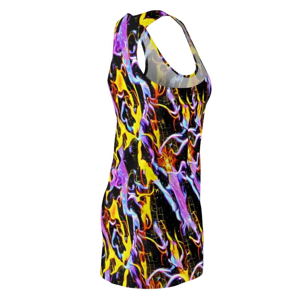 Neon Magma on Racerback Dress — Back Side