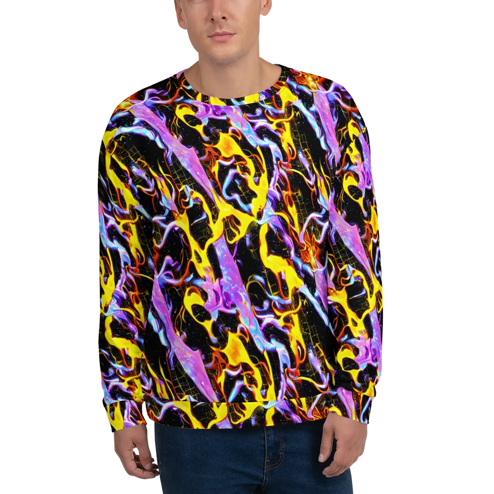 Neon Magma on Sweatshirt — Front