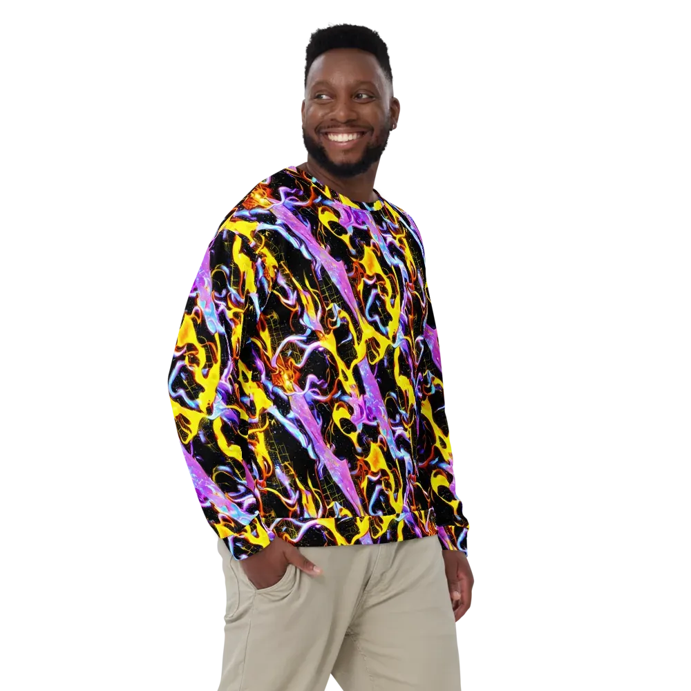 Neon Magma on Sweatshirt — Front