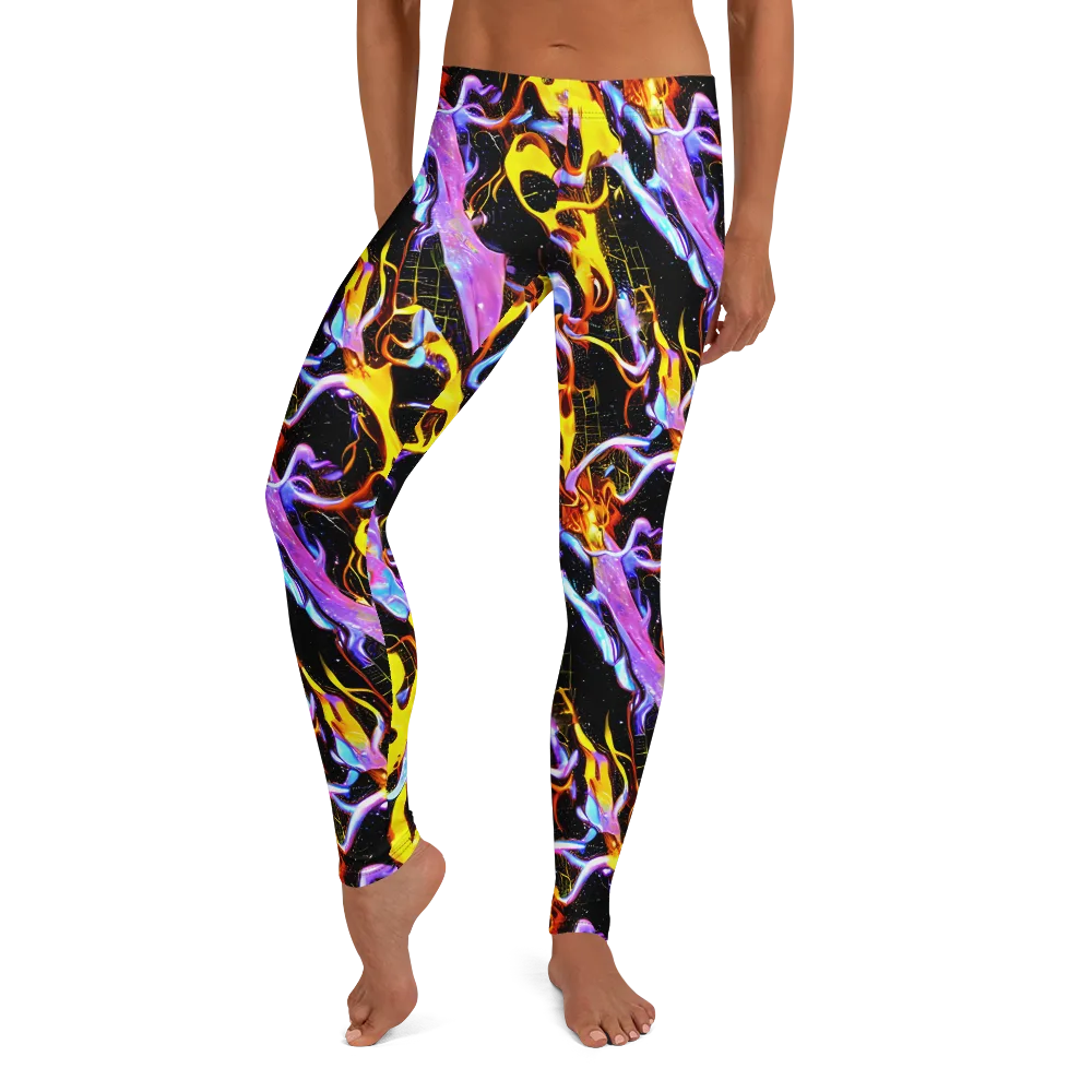 Neon Magma on Leggings — Front