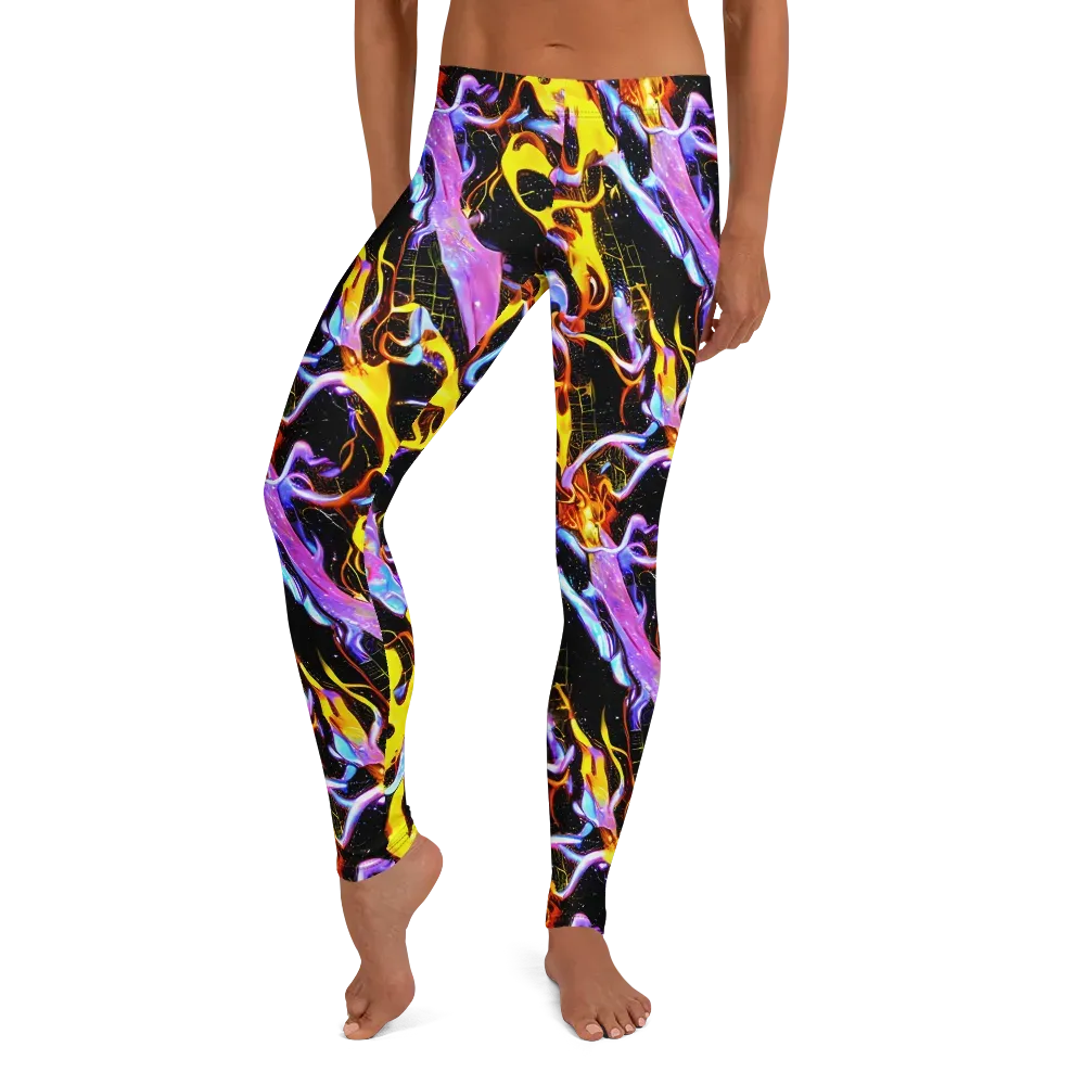 Neon Magma on Leggings — Front