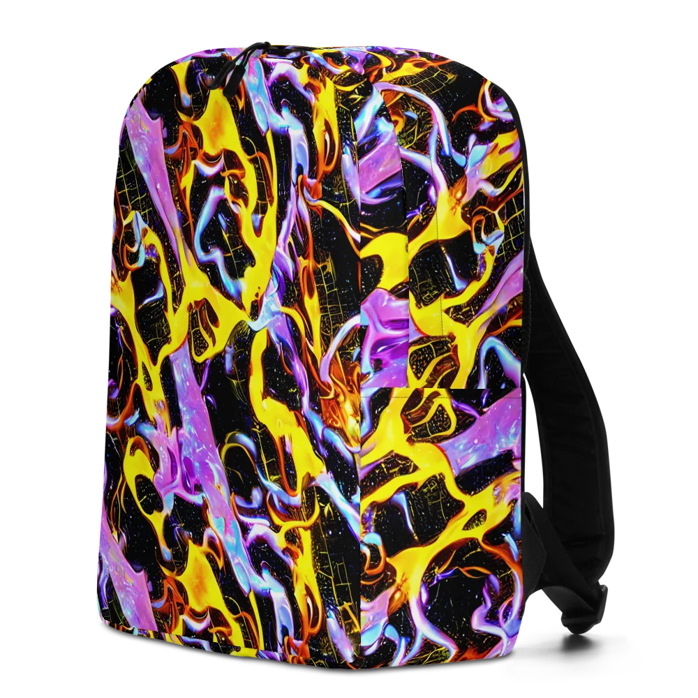 Neon Magma on Minimalist Backpack — Left