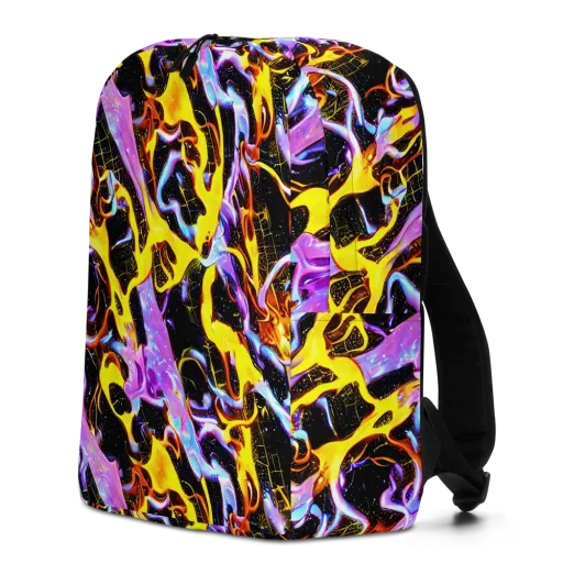 Neon Magma on a Minimalist Backpack